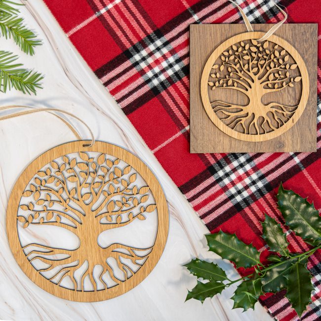 Kyloe Creations - Wooden Tree Of Life Decoration
